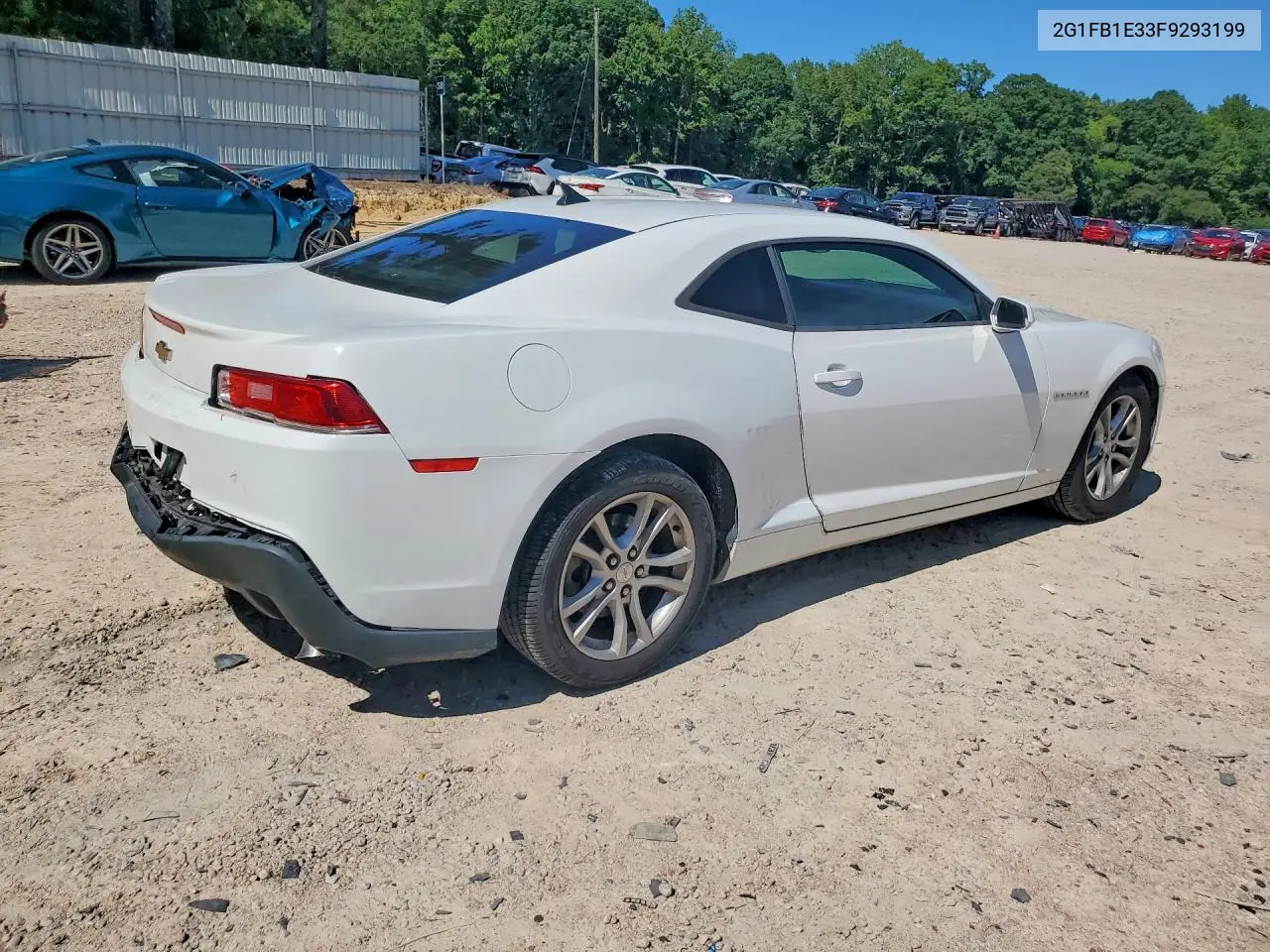 2015 Chevrolet Camaro Ls VIN: 2G1FB1E33F9293199 Lot: 60787316