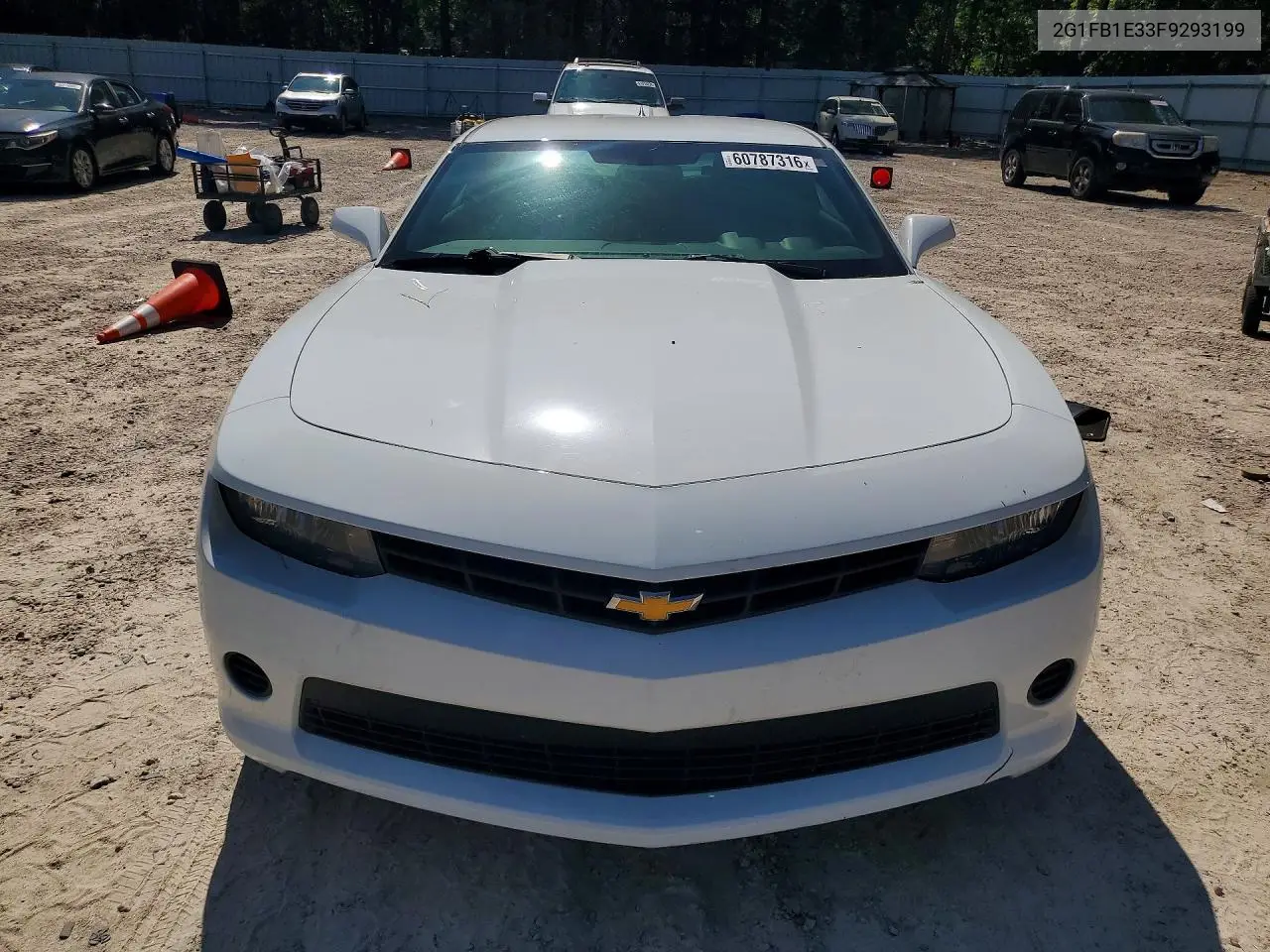 2015 Chevrolet Camaro Ls VIN: 2G1FB1E33F9293199 Lot: 60787316