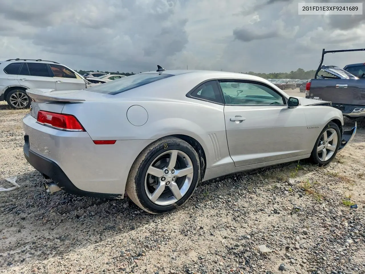 2015 Chevrolet Camaro Lt VIN: 2G1FD1E3XF9241689 Lot: 60877976