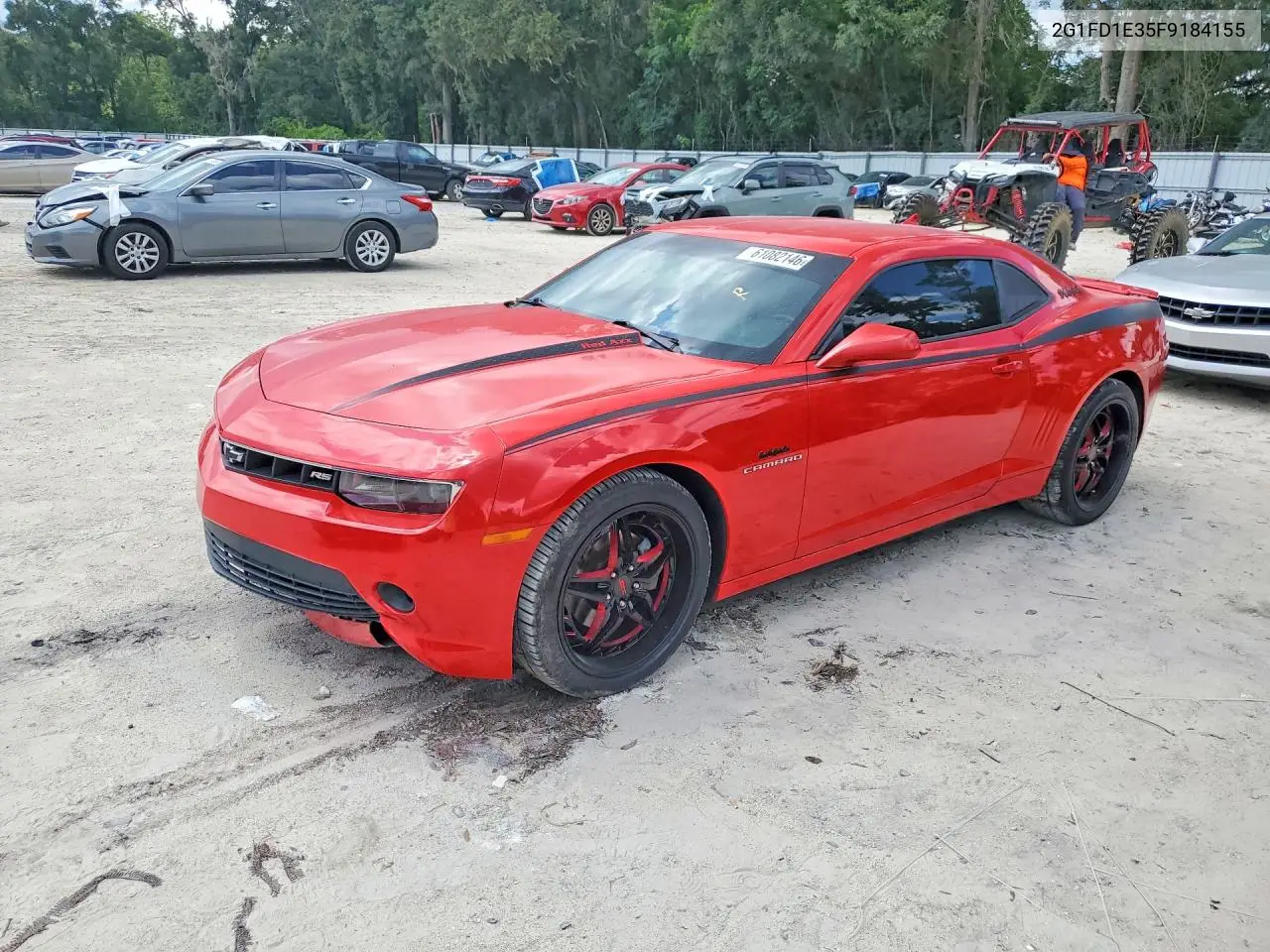 2015 Chevrolet Camaro Lt VIN: 2G1FD1E35F9184155 Lot: 61082146