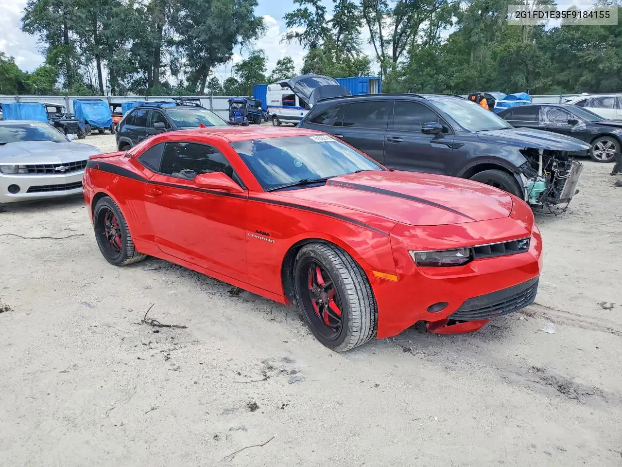 2015 Chevrolet Camaro Lt VIN: 2G1FD1E35F9184155 Lot: 61082146