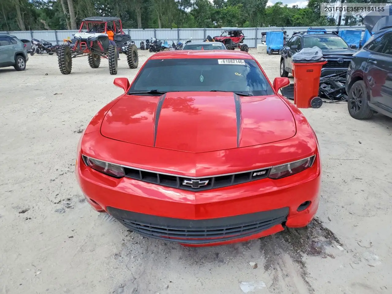 2015 Chevrolet Camaro Lt VIN: 2G1FD1E35F9184155 Lot: 61082146