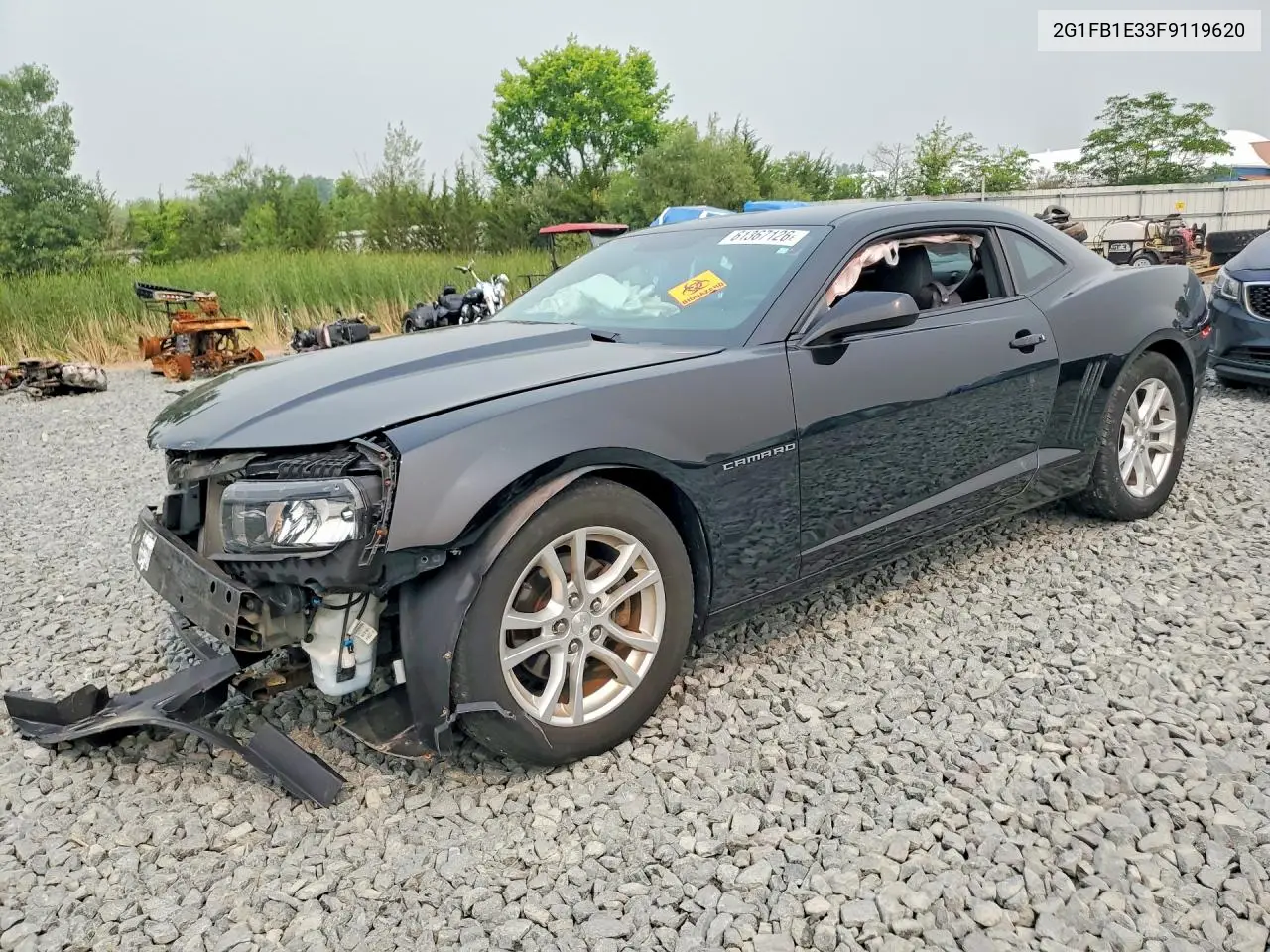 2015 Chevrolet Camaro VIN: 2G1FB1E33F9119620 Lot: 61367126