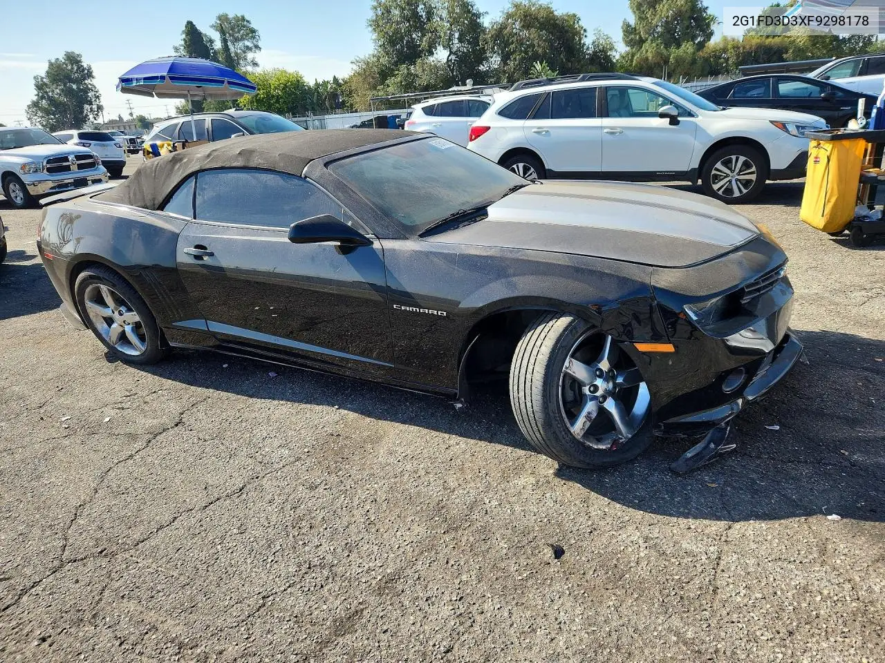 2015 Chevrolet Camaro Lt VIN: 2G1FD3D3XF9298178 Lot: 61541906