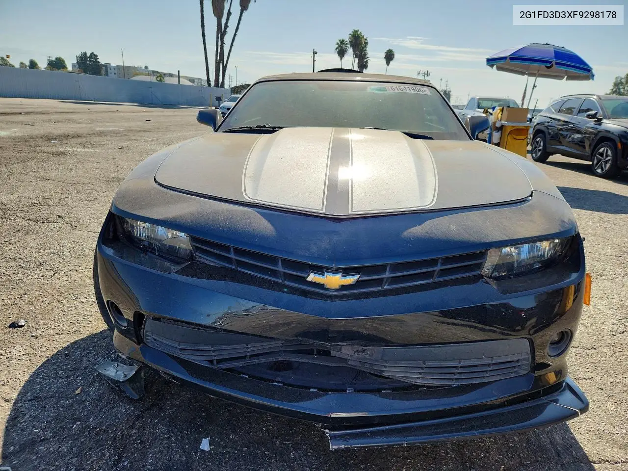 2015 Chevrolet Camaro Lt VIN: 2G1FD3D3XF9298178 Lot: 61541906