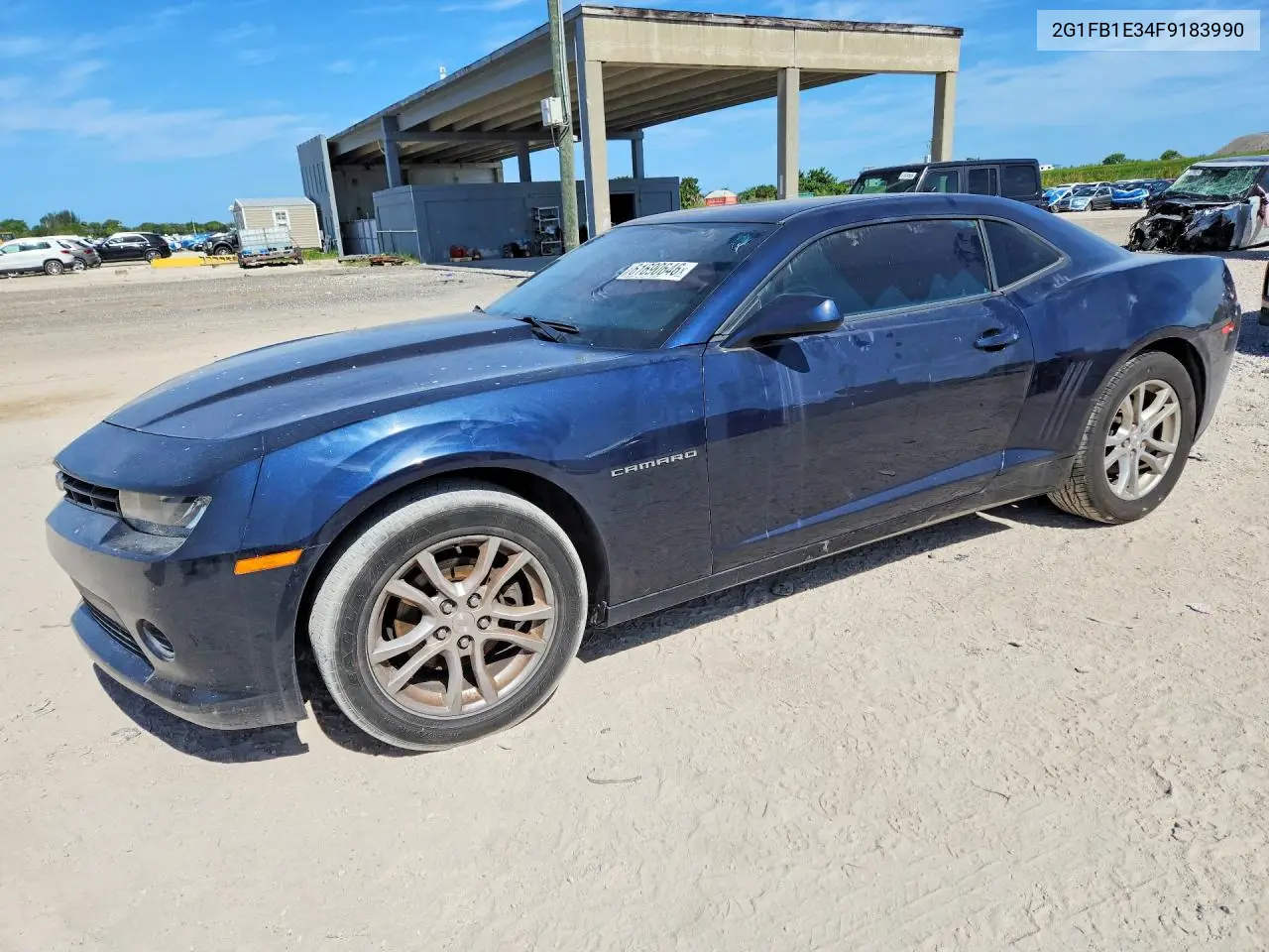 2015 Chevrolet Camaro Ls VIN: 2G1FB1E34F9183990 Lot: 61690646