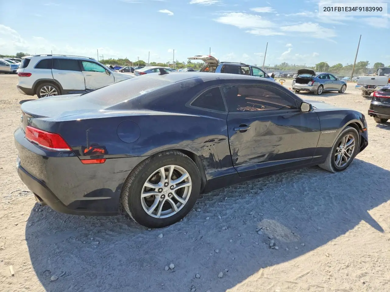 2015 Chevrolet Camaro Ls VIN: 2G1FB1E34F9183990 Lot: 61690646
