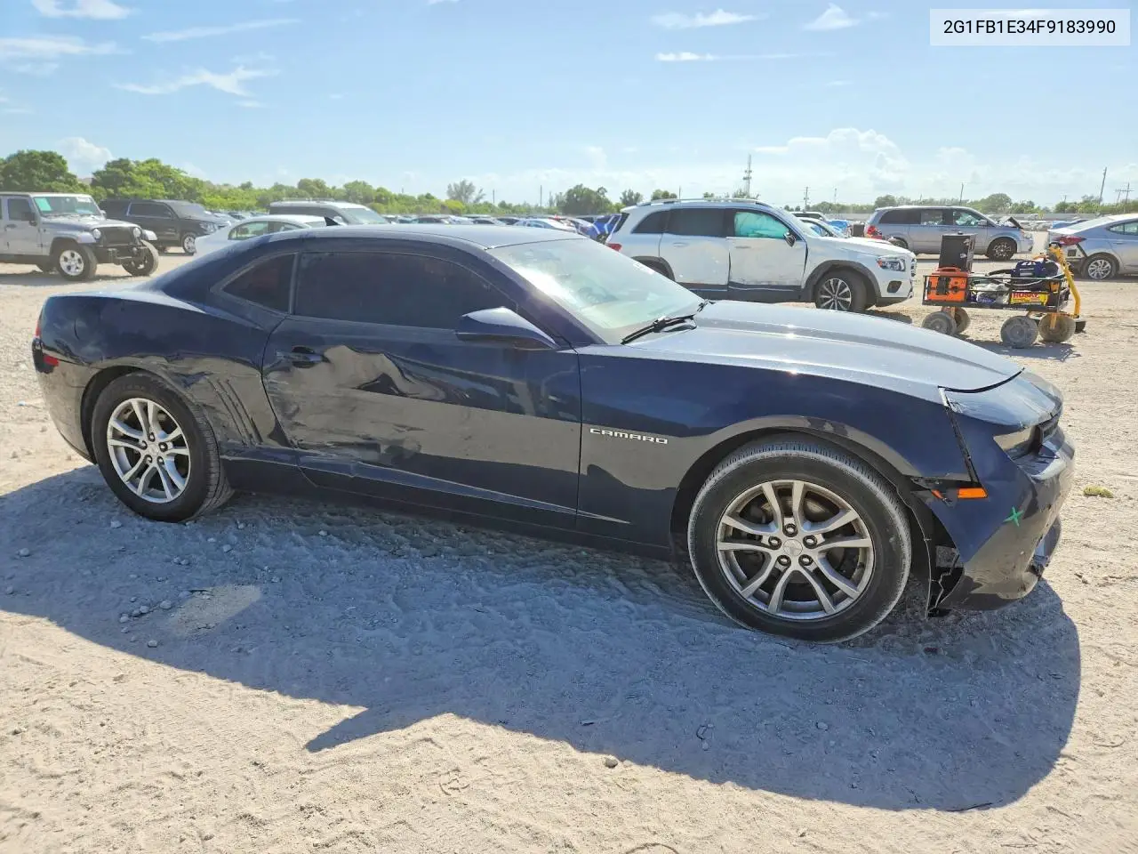 2015 Chevrolet Camaro Ls VIN: 2G1FB1E34F9183990 Lot: 61690646
