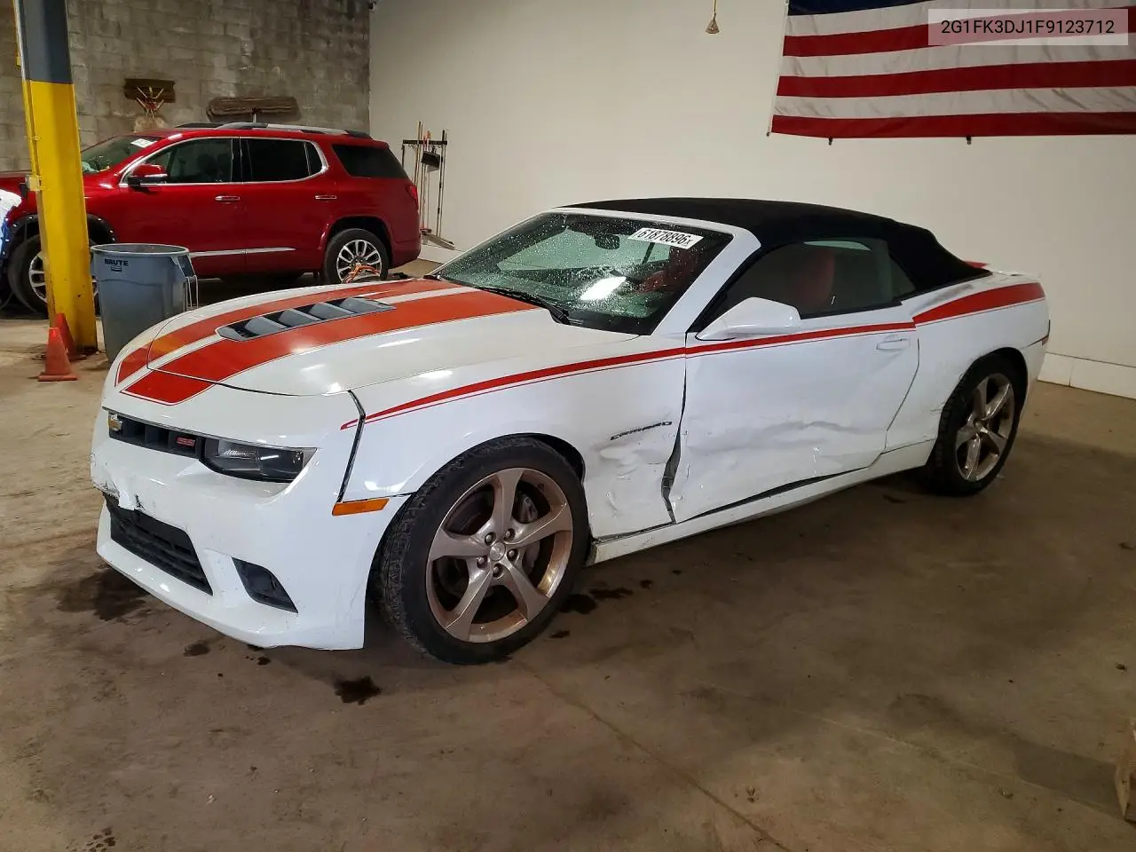 2015 Chevrolet Camaro 1Ls VIN: 2G1FK3DJ1F9123712 Lot: 61878896