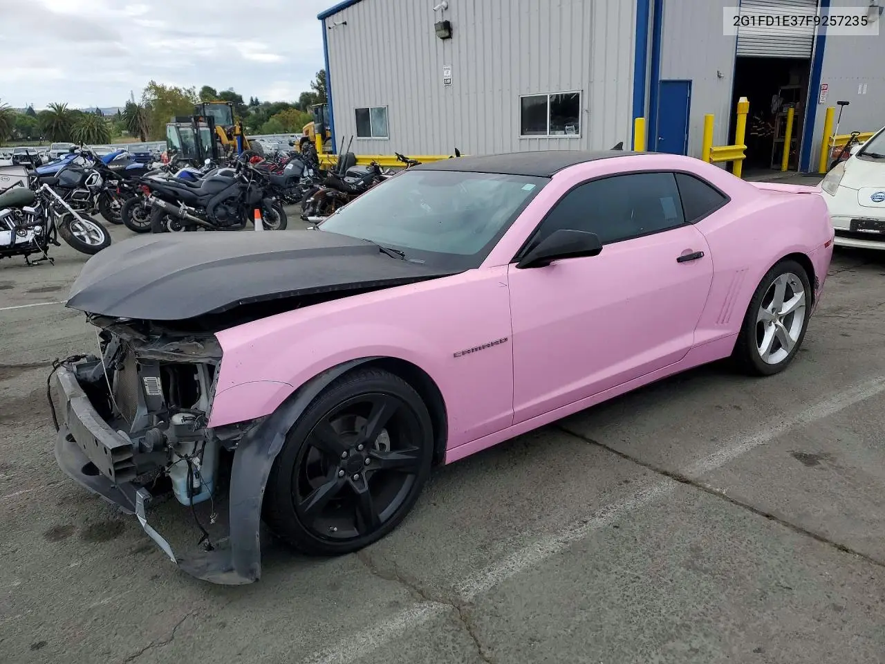 2015 Chevrolet Camaro Lt VIN: 2G1FD1E37F9257235 Lot: 61955856