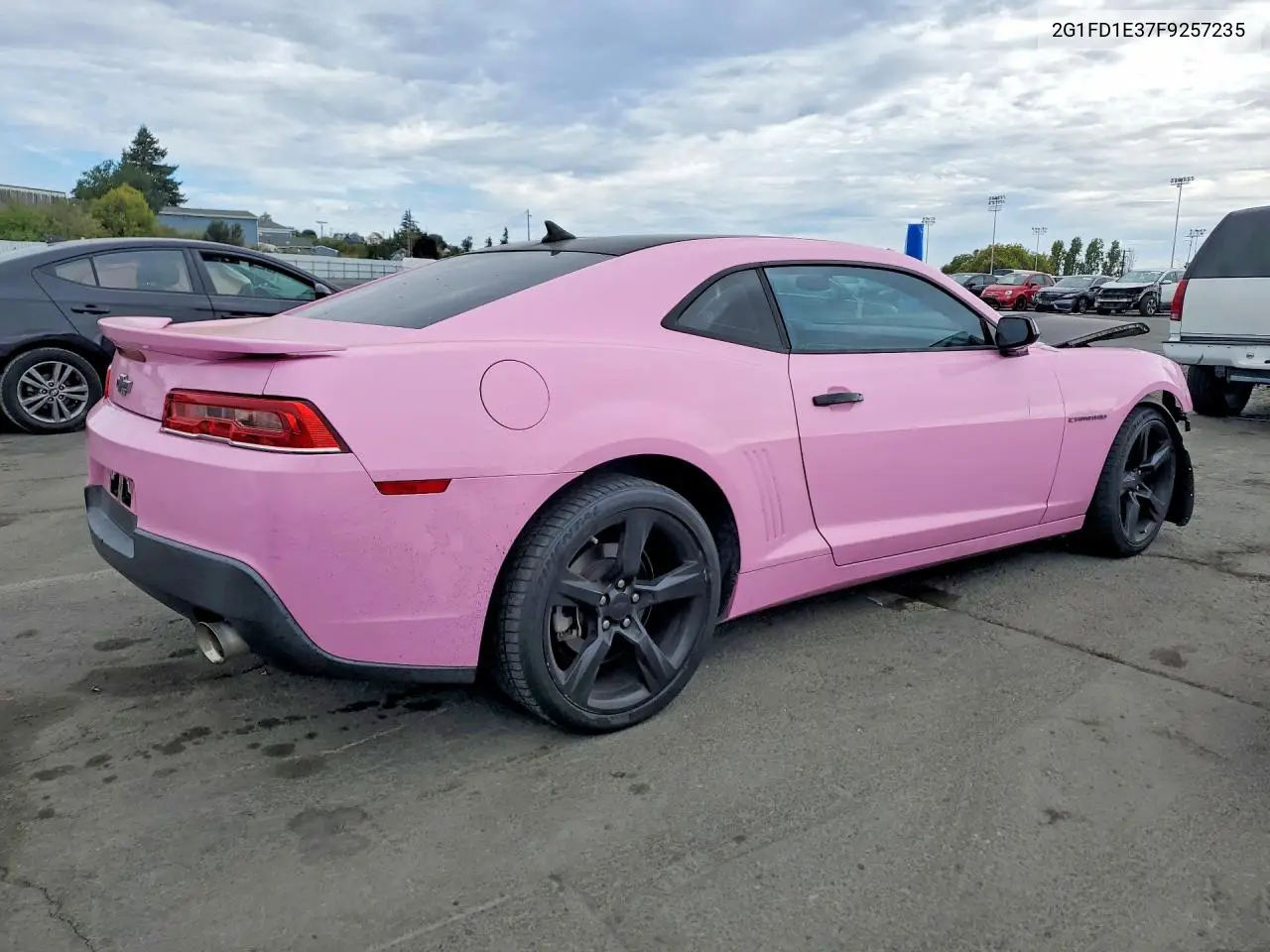 2015 Chevrolet Camaro Lt VIN: 2G1FD1E37F9257235 Lot: 61955856