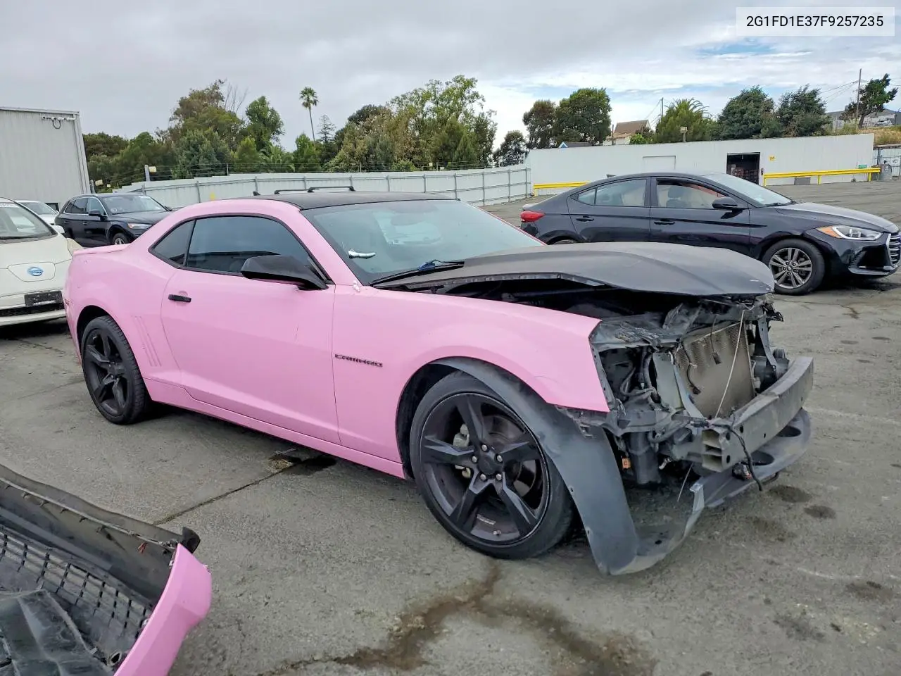 2015 Chevrolet Camaro Lt VIN: 2G1FD1E37F9257235 Lot: 61955856