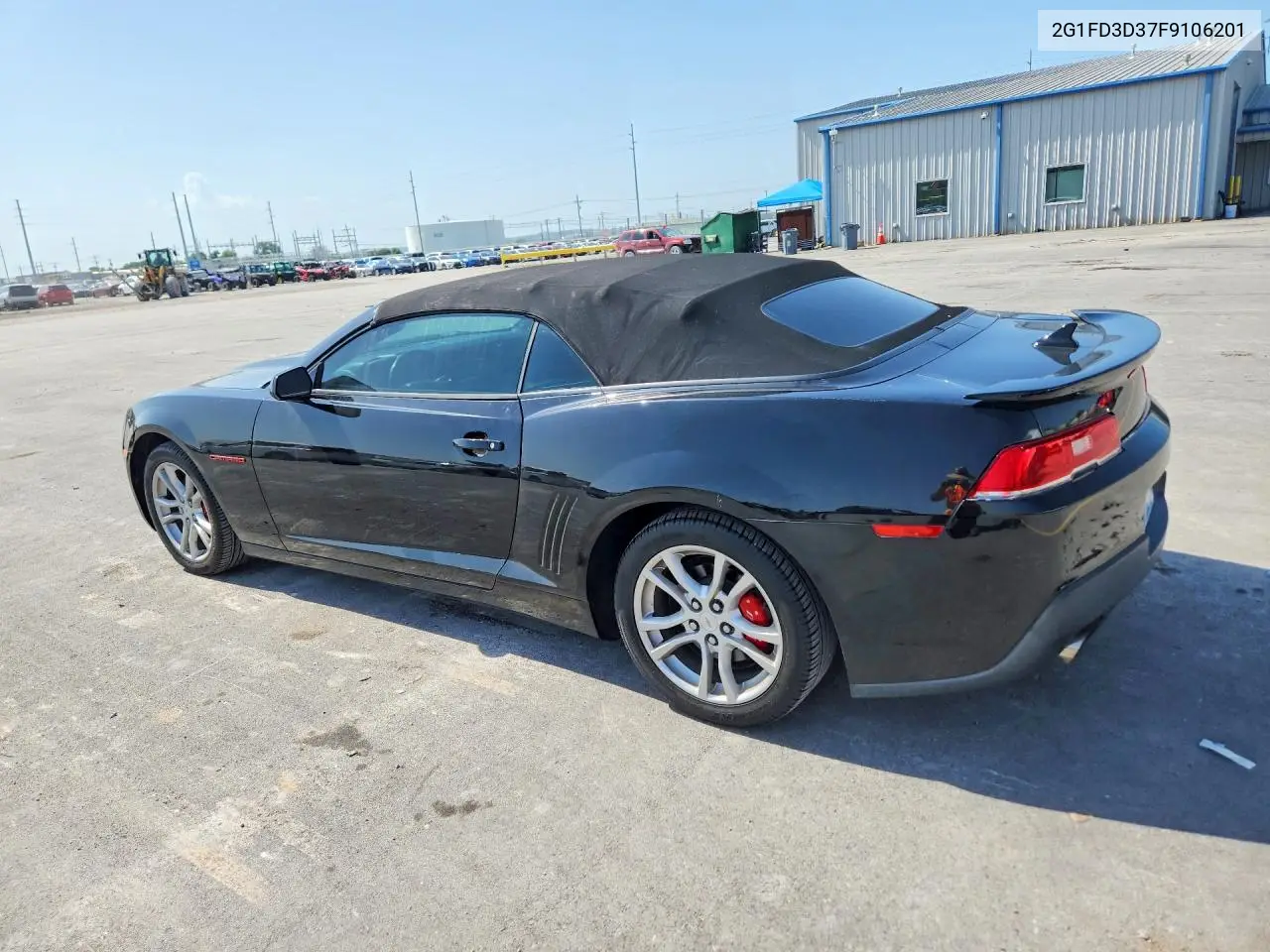 2015 Chevrolet Camaro Lt VIN: 2G1FD3D37F9106201 Lot: 62307156