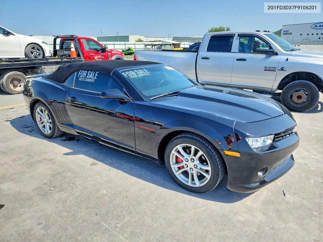 2015 Chevrolet Camaro Lt VIN: 2G1FD3D37F9106201 Lot: 62307156