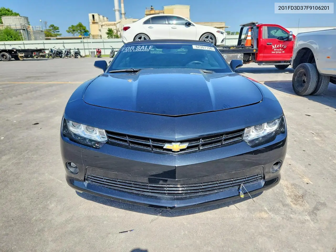 2015 Chevrolet Camaro Lt VIN: 2G1FD3D37F9106201 Lot: 62307156