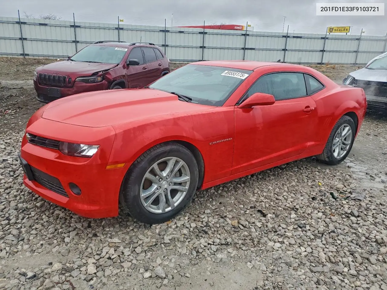 2G1FD1E33F9103721 2015 Chevrolet Camaro Lt