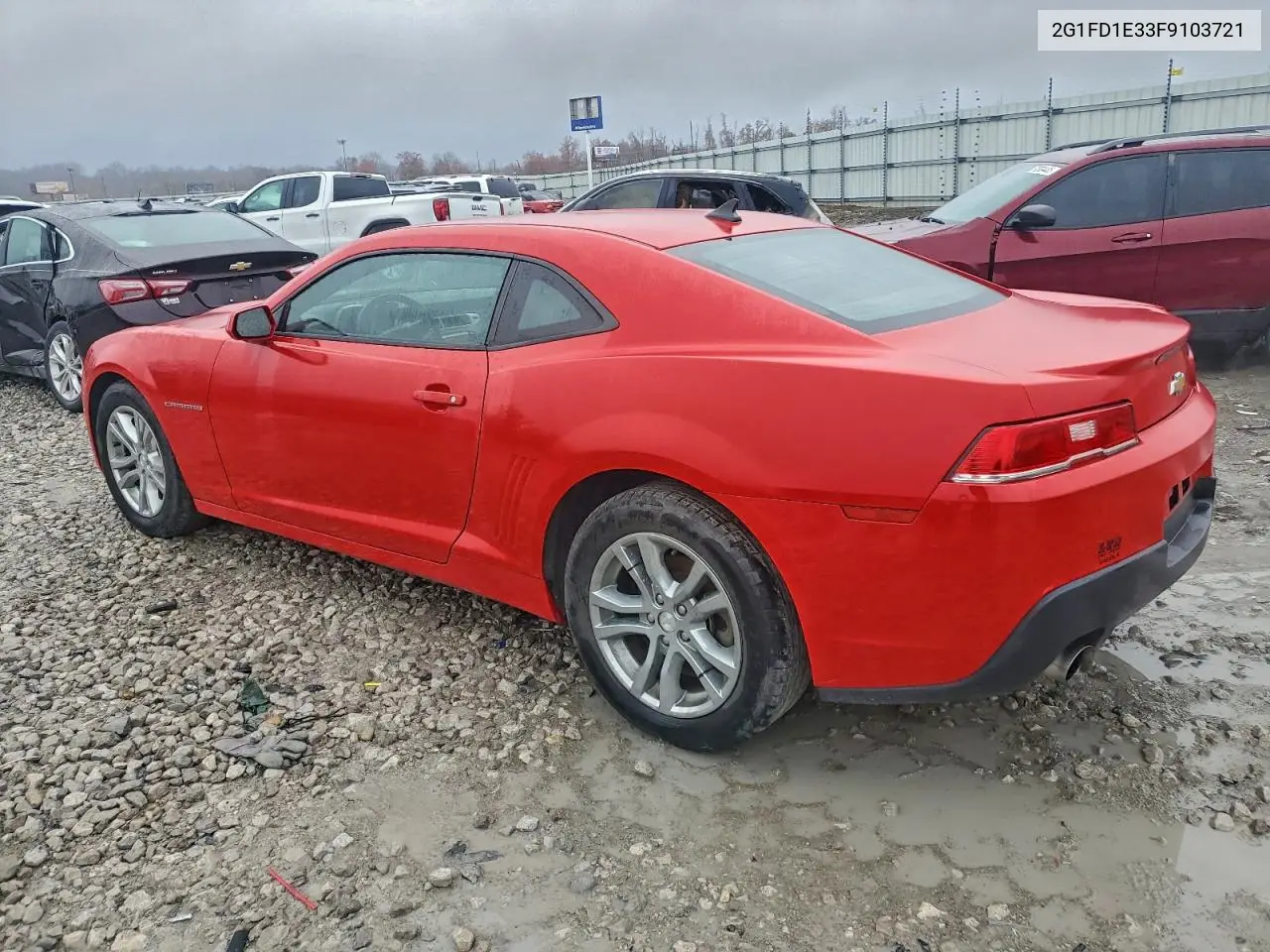 2G1FD1E33F9103721 2015 Chevrolet Camaro Lt
