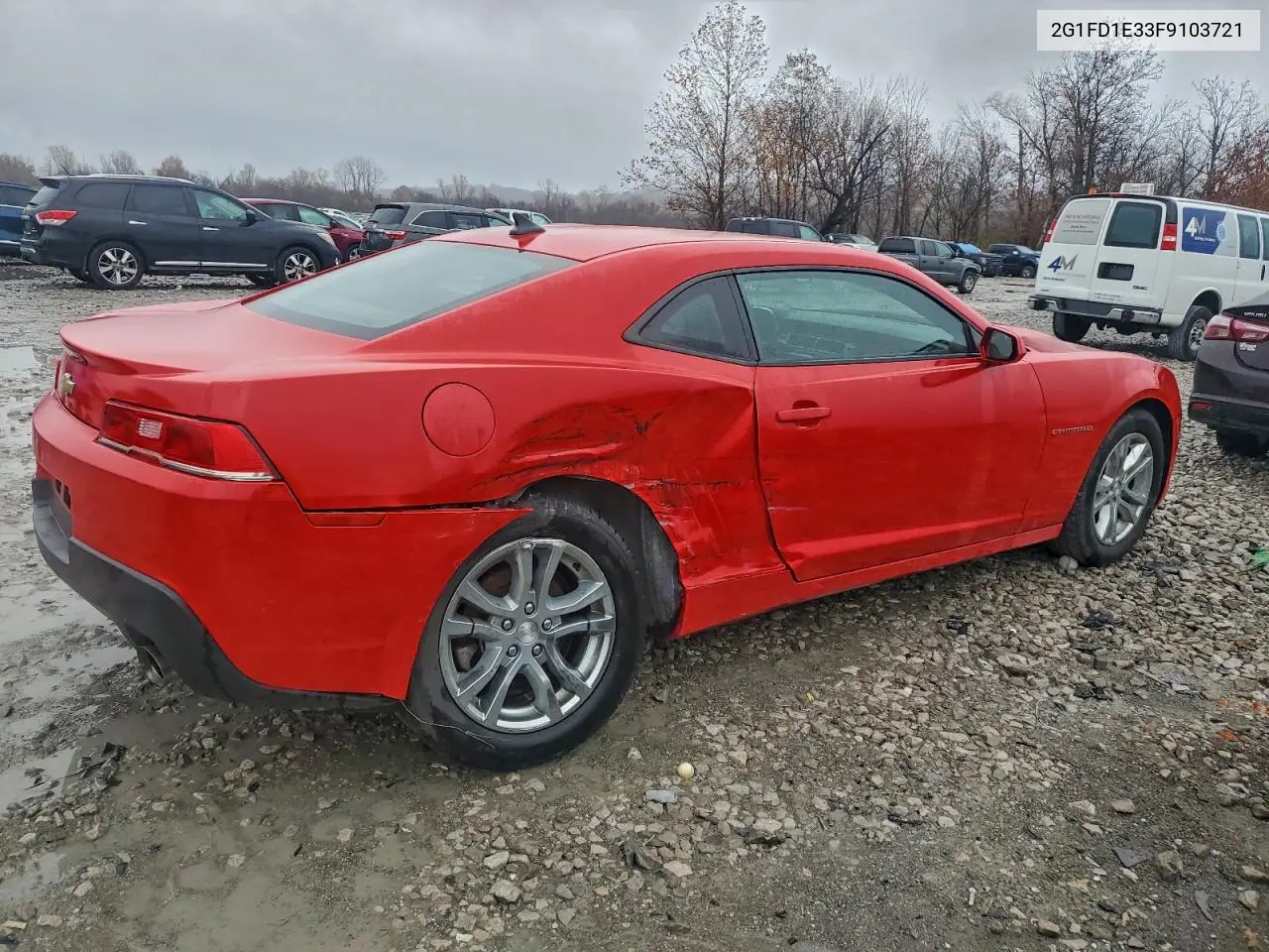2G1FD1E33F9103721 2015 Chevrolet Camaro Lt