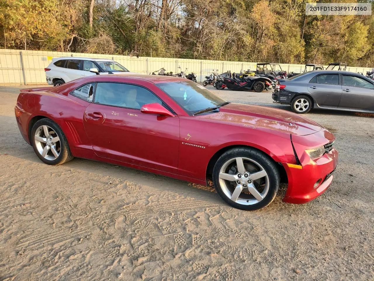 2G1FD1E33F9174160 2015 Chevrolet Camaro Lt