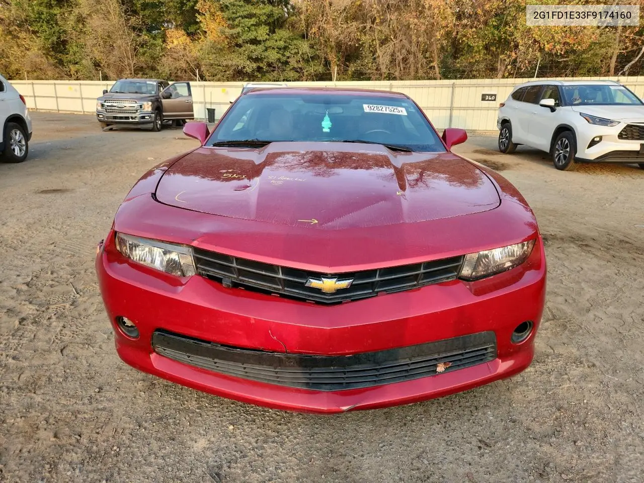 2G1FD1E33F9174160 2015 Chevrolet Camaro Lt