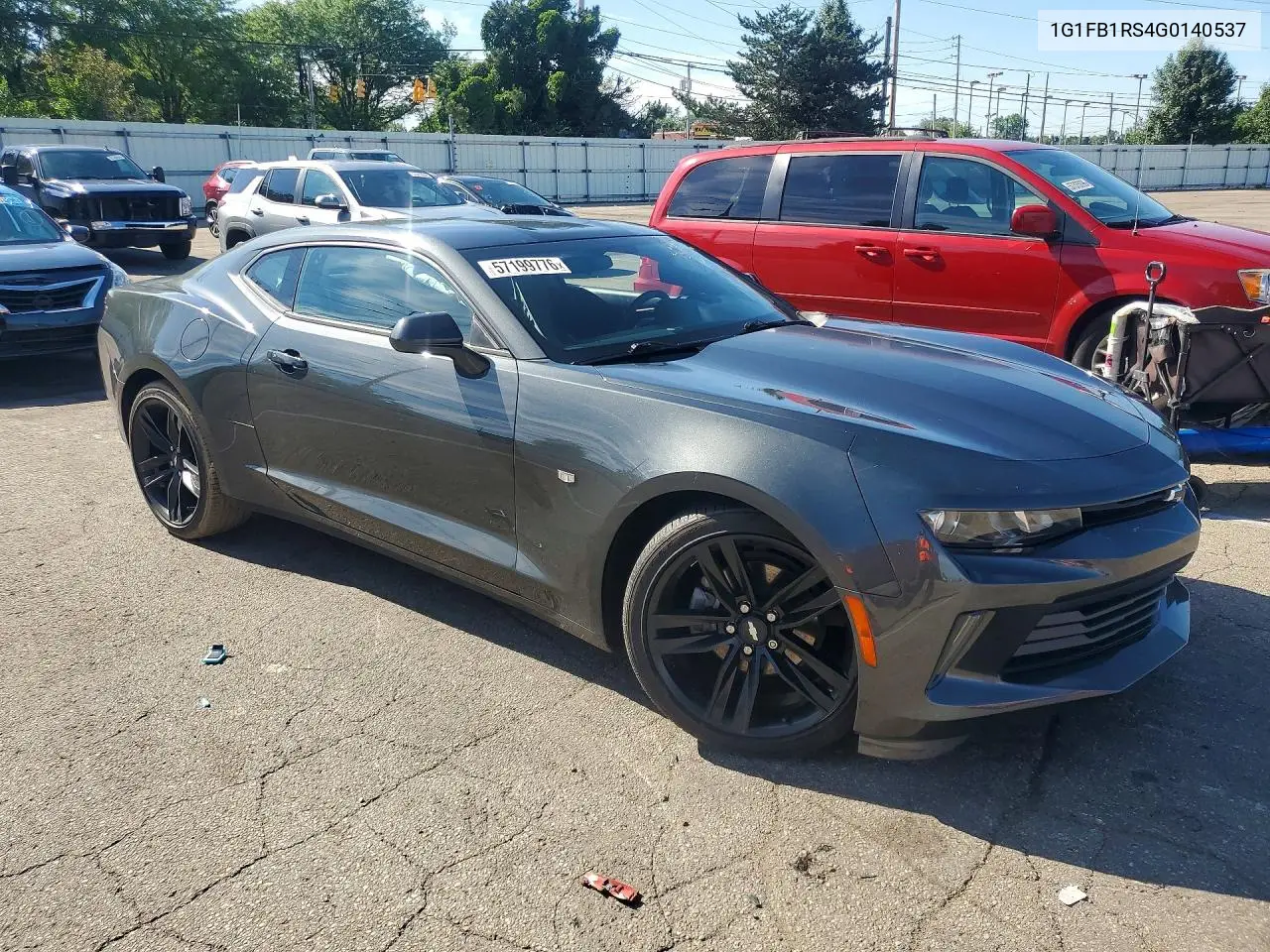 2016 Chevrolet Camaro Lt VIN: 1G1FB1RS4G0140537 Lot: 57199776