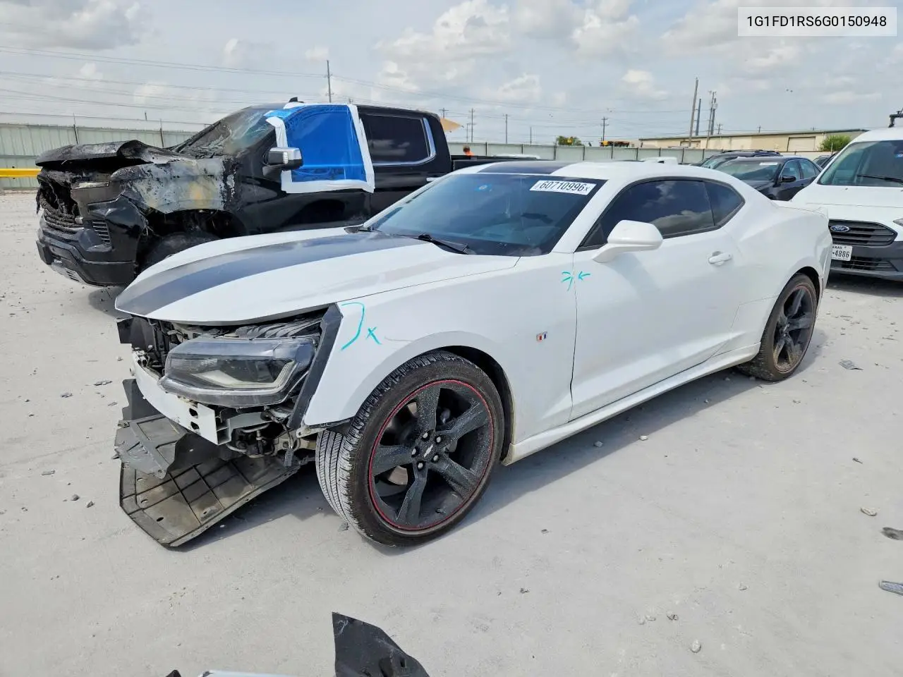 2016 Chevrolet Camaro Lt VIN: 1G1FD1RS6G0150948 Lot: 60710996