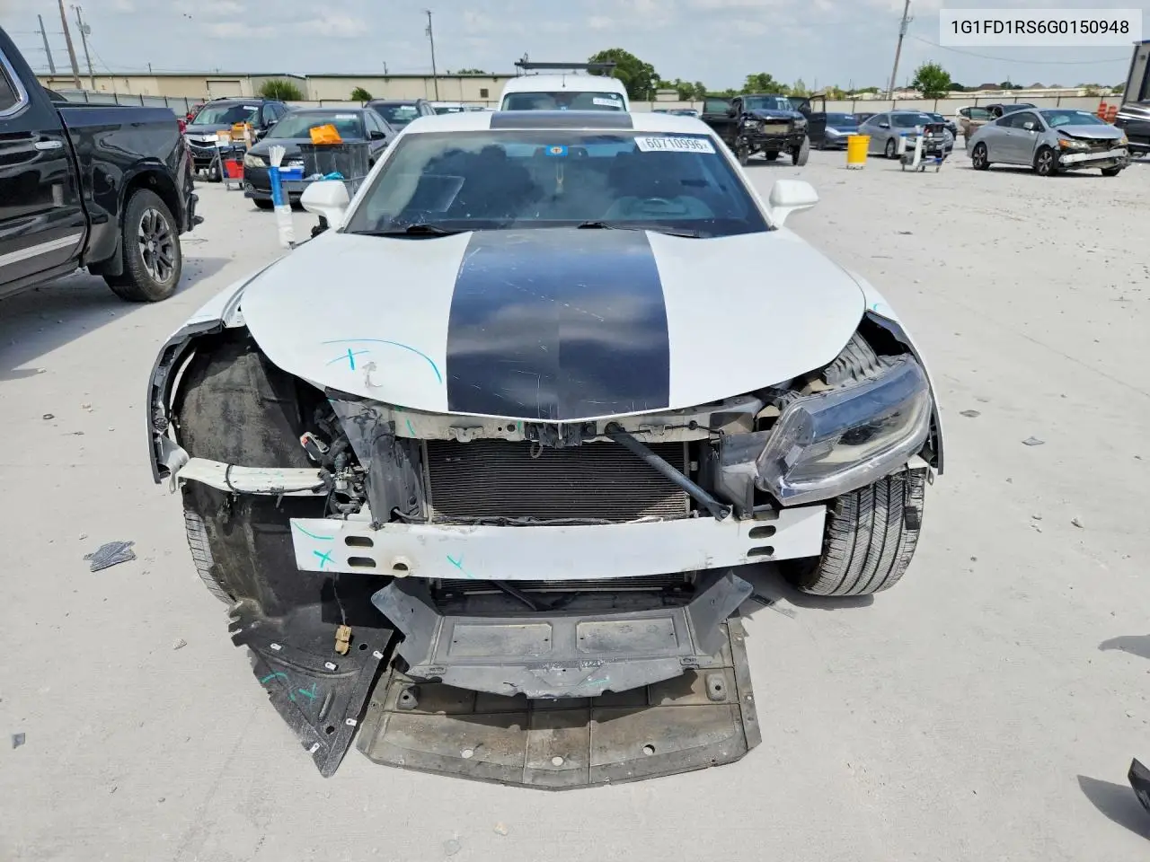 2016 Chevrolet Camaro Lt VIN: 1G1FD1RS6G0150948 Lot: 60710996