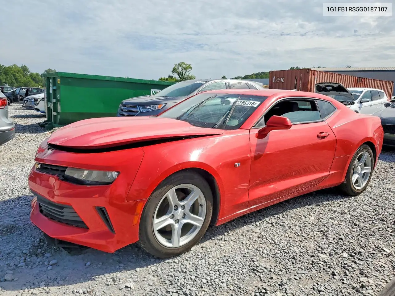 2016 Chevrolet Camaro Lt VIN: 1G1FB1RS5G0187107 Lot: 61256316