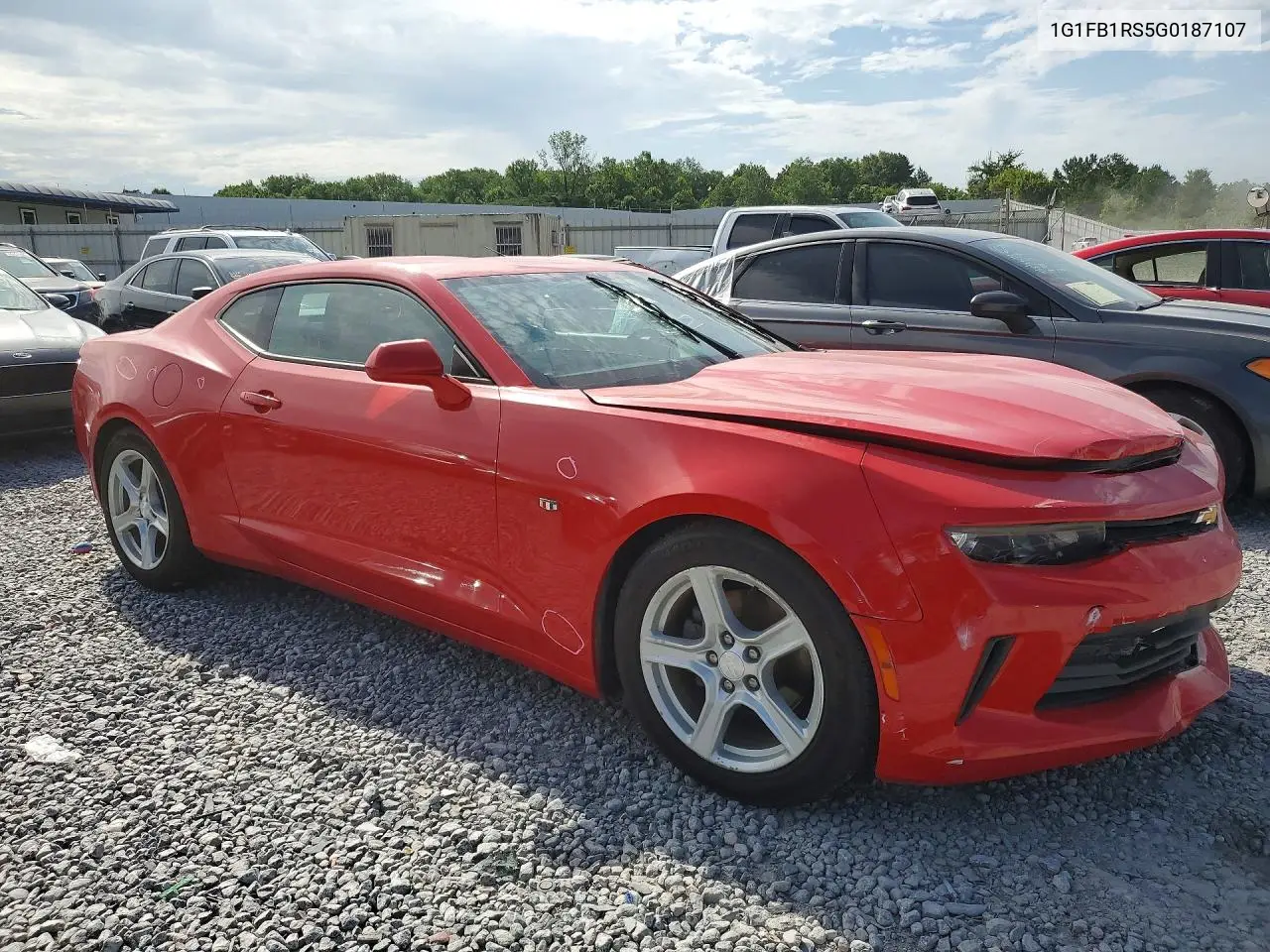 2016 Chevrolet Camaro Lt VIN: 1G1FB1RS5G0187107 Lot: 61256316