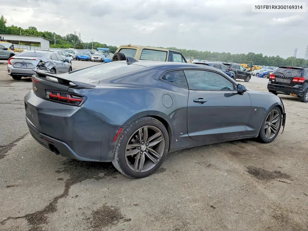2016 Chevrolet Camaro Lt VIN: 1G1FB1RX3G0169314 Lot: 61350306