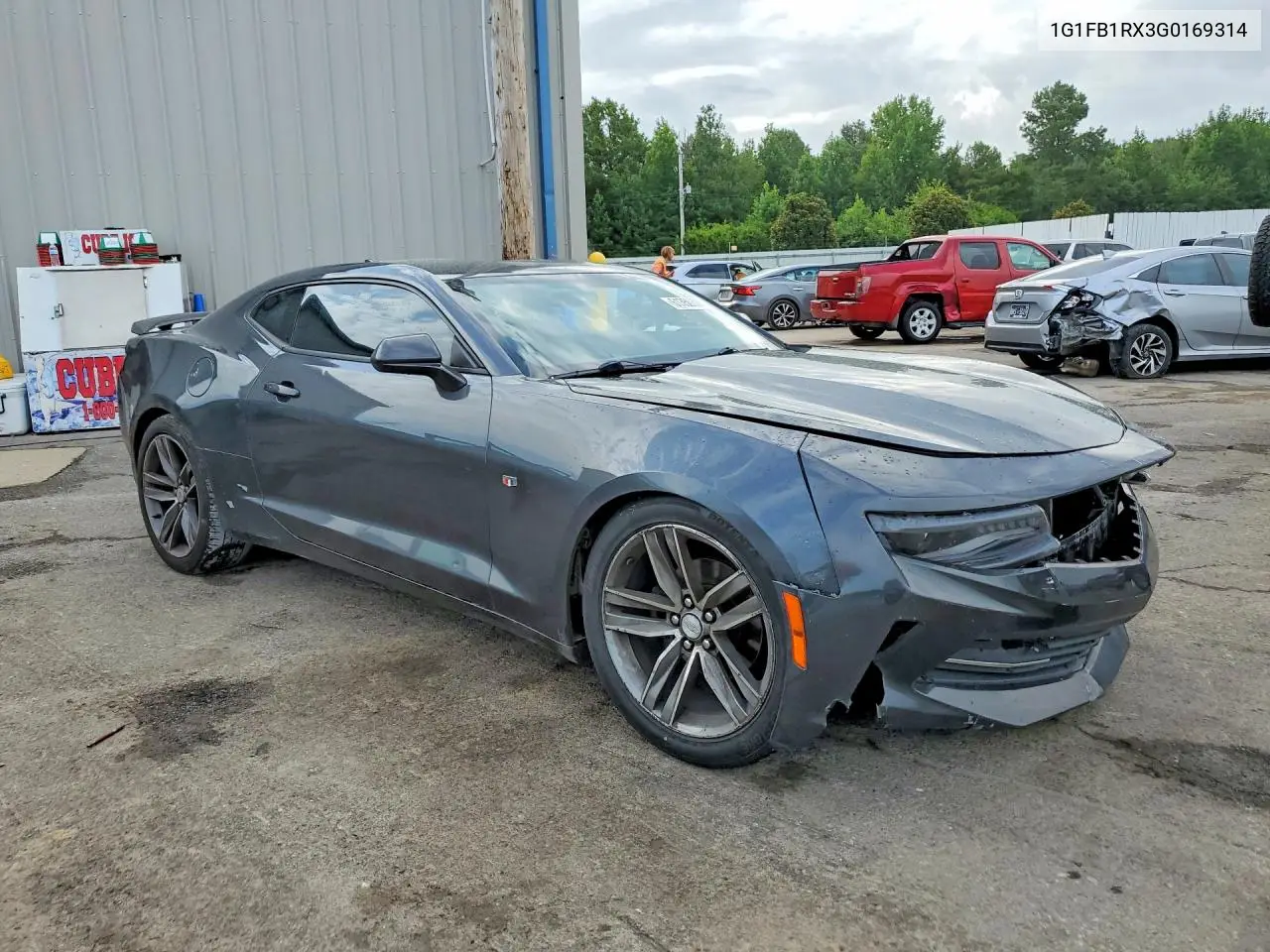 2016 Chevrolet Camaro Lt VIN: 1G1FB1RX3G0169314 Lot: 61350306