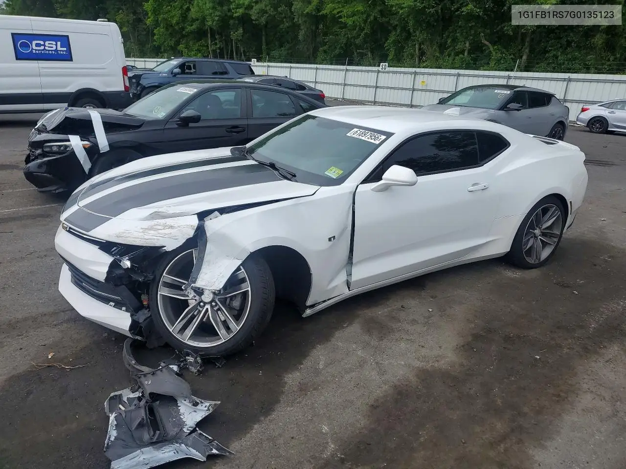 2016 Chevrolet Camaro Lt VIN: 1G1FB1RS7G0135123 Lot: 61897956