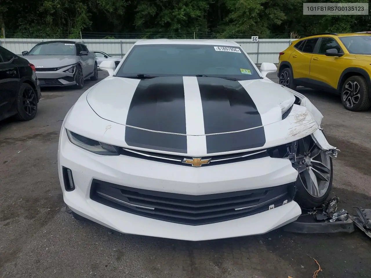 2016 Chevrolet Camaro Lt VIN: 1G1FB1RS7G0135123 Lot: 61897956