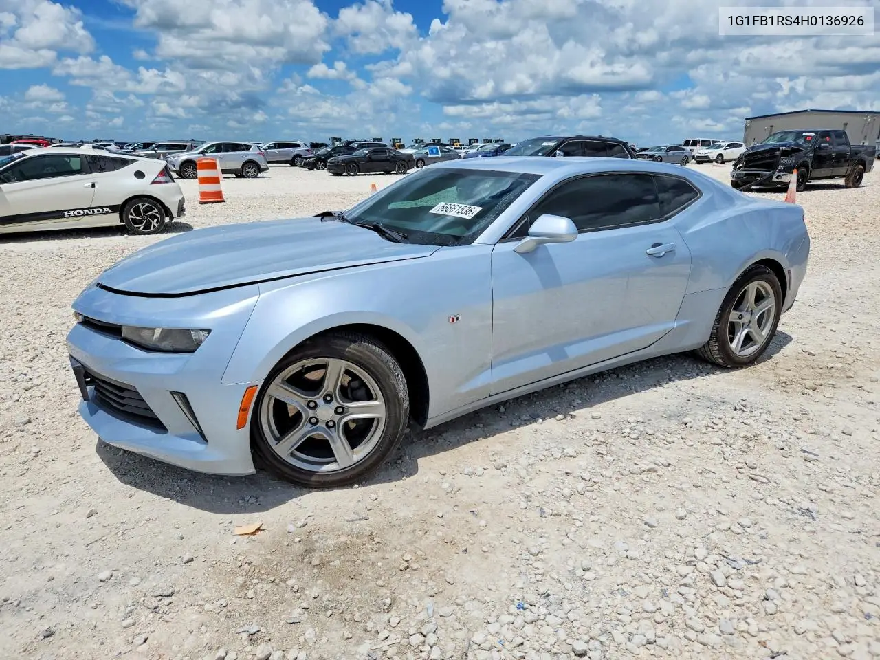 2017 Chevrolet Camaro Lt VIN: 1G1FB1RS4H0136926 Lot: 56661536