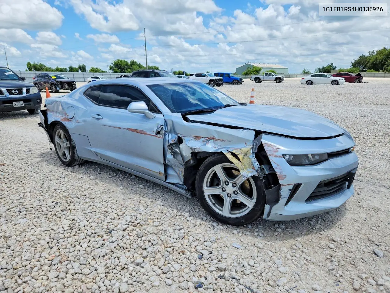 2017 Chevrolet Camaro Lt VIN: 1G1FB1RS4H0136926 Lot: 56661536