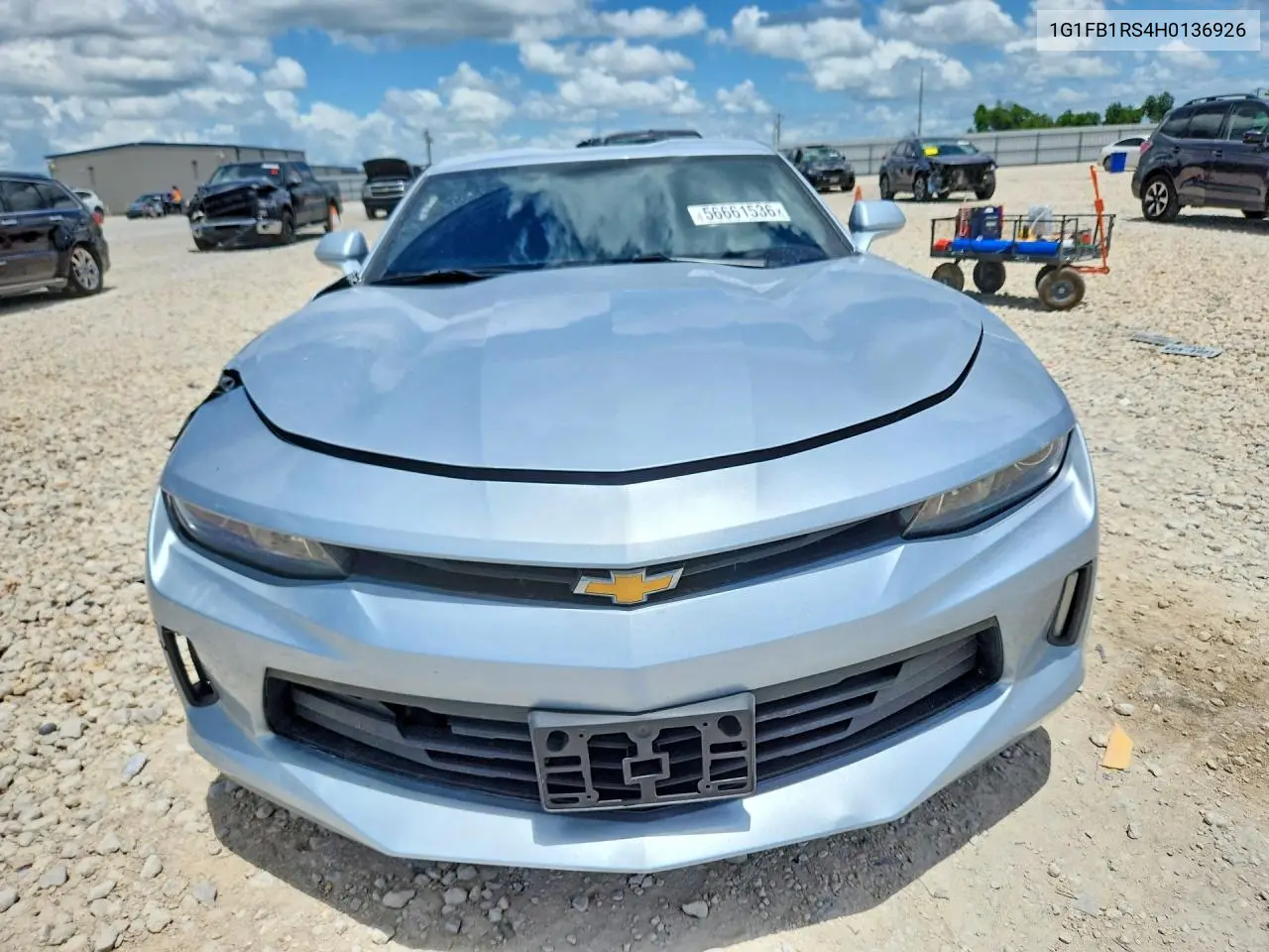 2017 Chevrolet Camaro Lt VIN: 1G1FB1RS4H0136926 Lot: 56661536