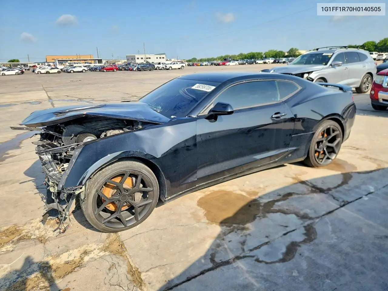 2017 Chevrolet Camaro Ss VIN: 1G1FF1R70H0140505 Lot: 58299706