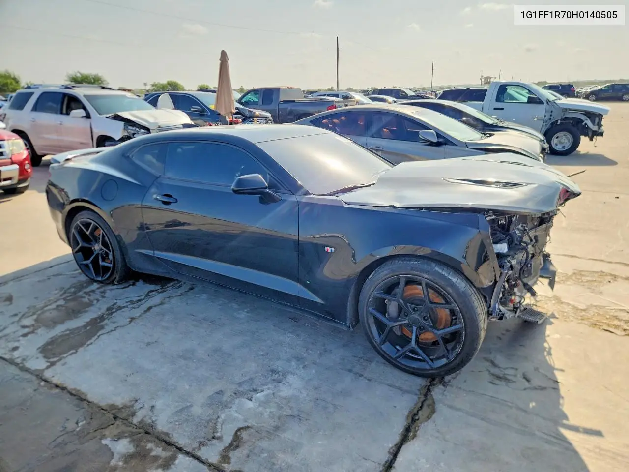 2017 Chevrolet Camaro Ss VIN: 1G1FF1R70H0140505 Lot: 58299706