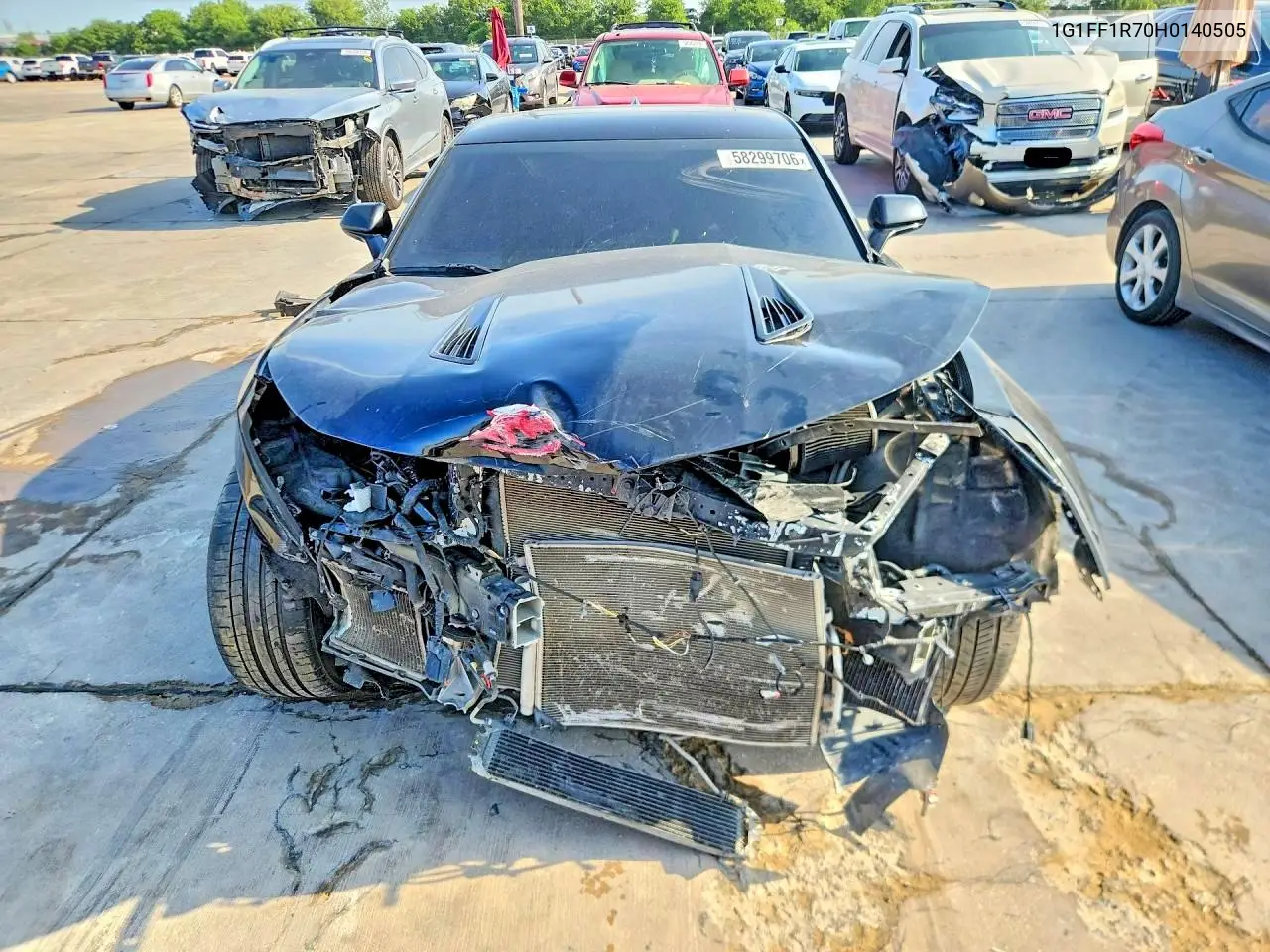 2017 Chevrolet Camaro Ss VIN: 1G1FF1R70H0140505 Lot: 58299706