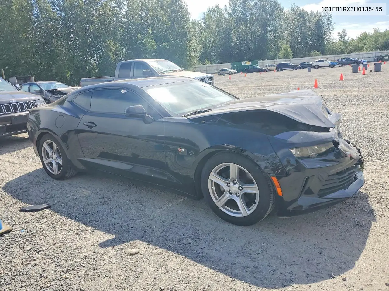 2017 Chevrolet Camaro Lt VIN: 1G1FB1RX3H0135455 Lot: 58442456