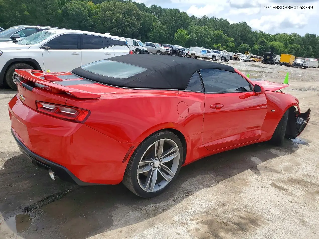 2017 Chevrolet Camaro Lt VIN: 1G1FB3DS3H0168799 Lot: 58505616