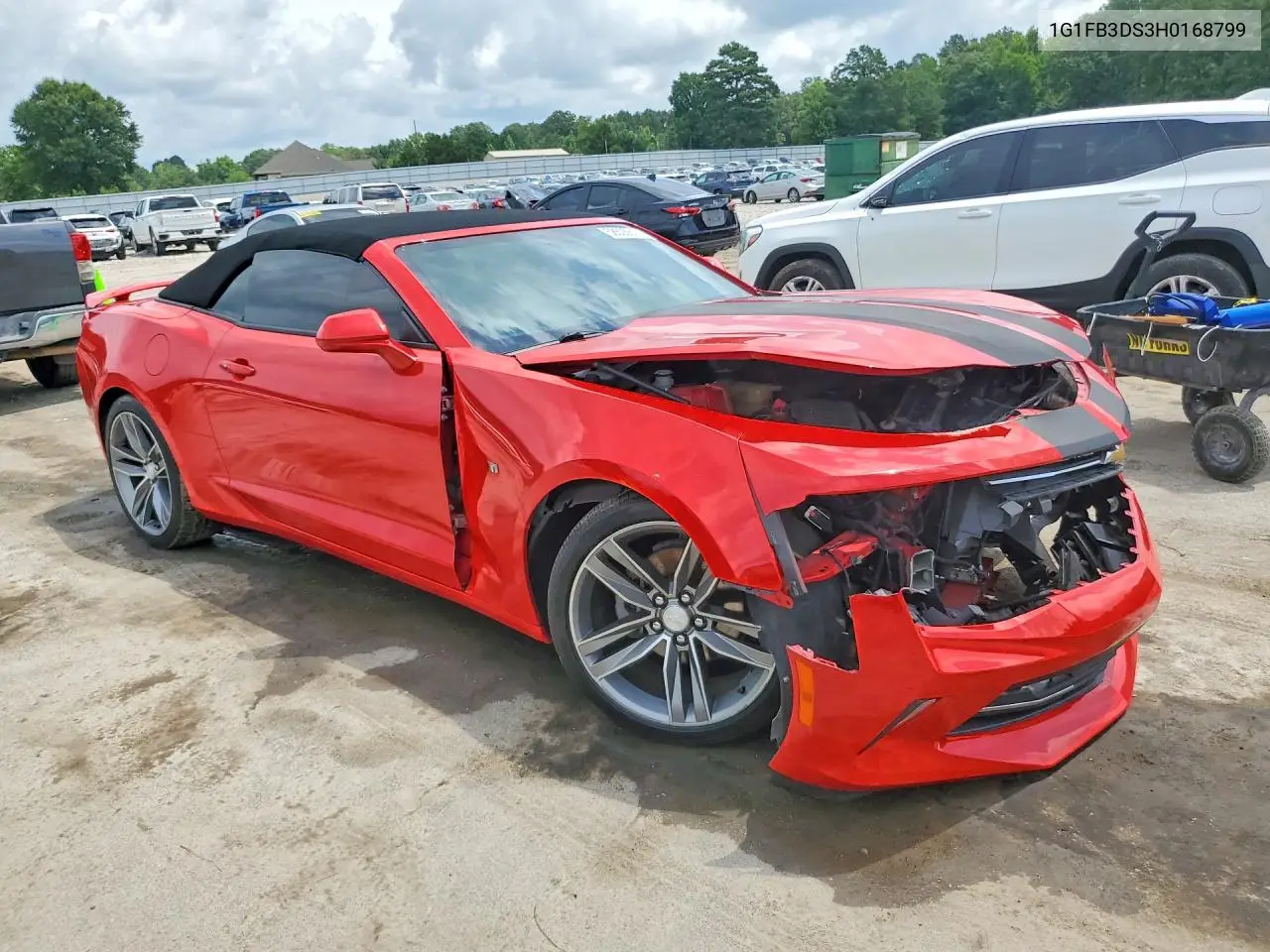 2017 Chevrolet Camaro Lt VIN: 1G1FB3DS3H0168799 Lot: 58505616