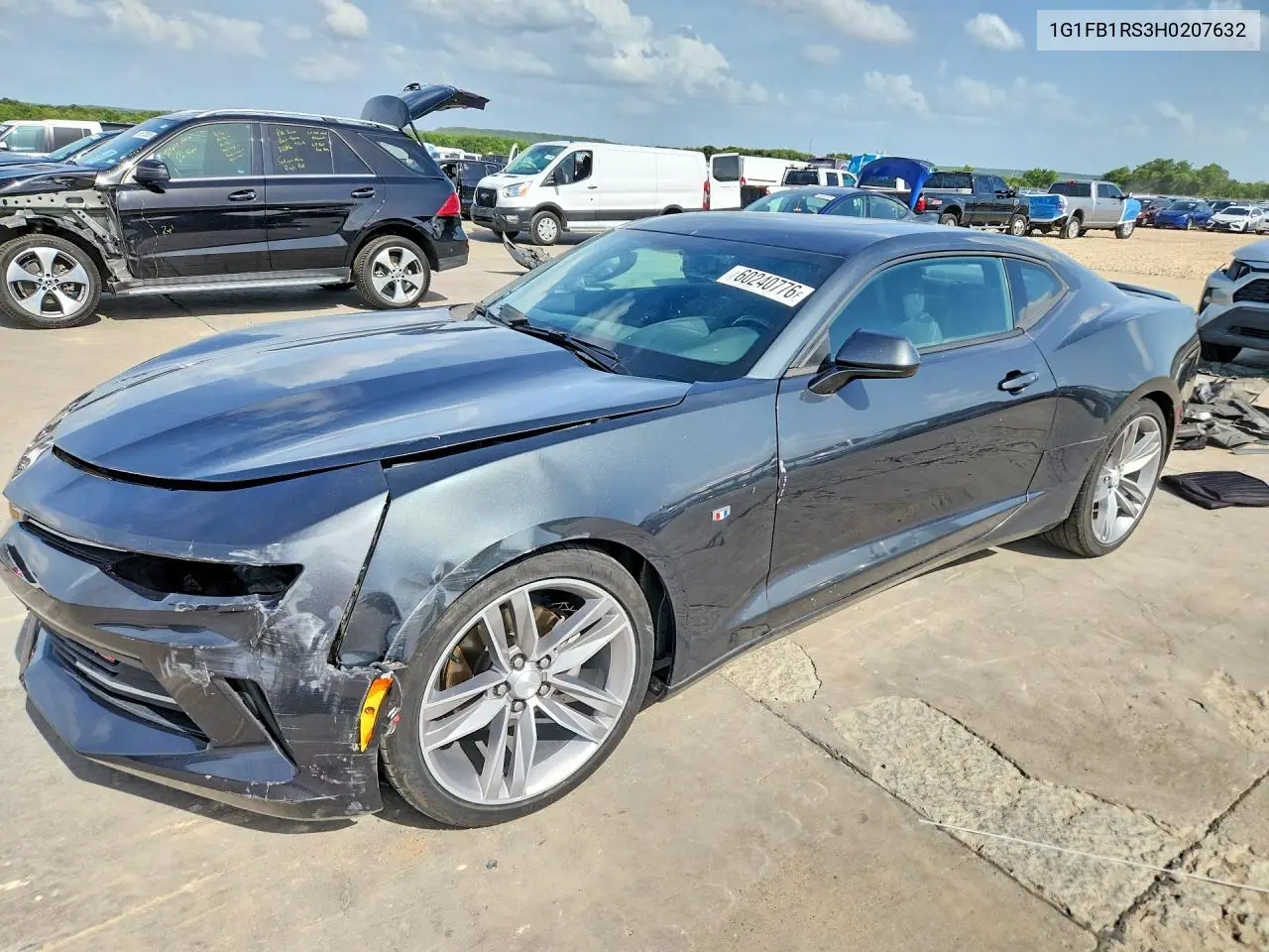 2017 Chevrolet Camaro Lt VIN: 1G1FB1RS3H0207632 Lot: 60240776