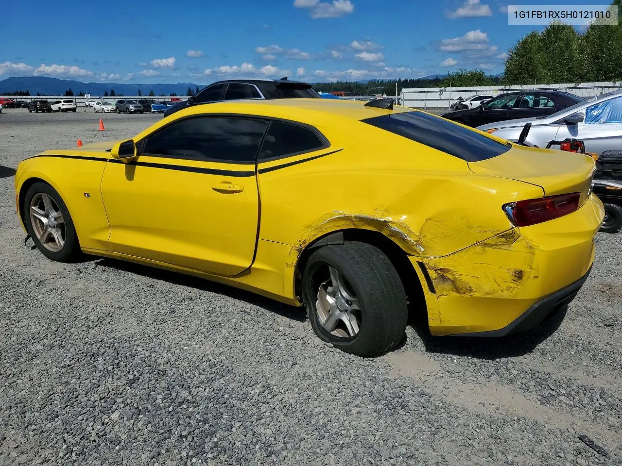 2017 Chevrolet Camaro Lt VIN: 1G1FB1RX5H0121010 Lot: 60316856