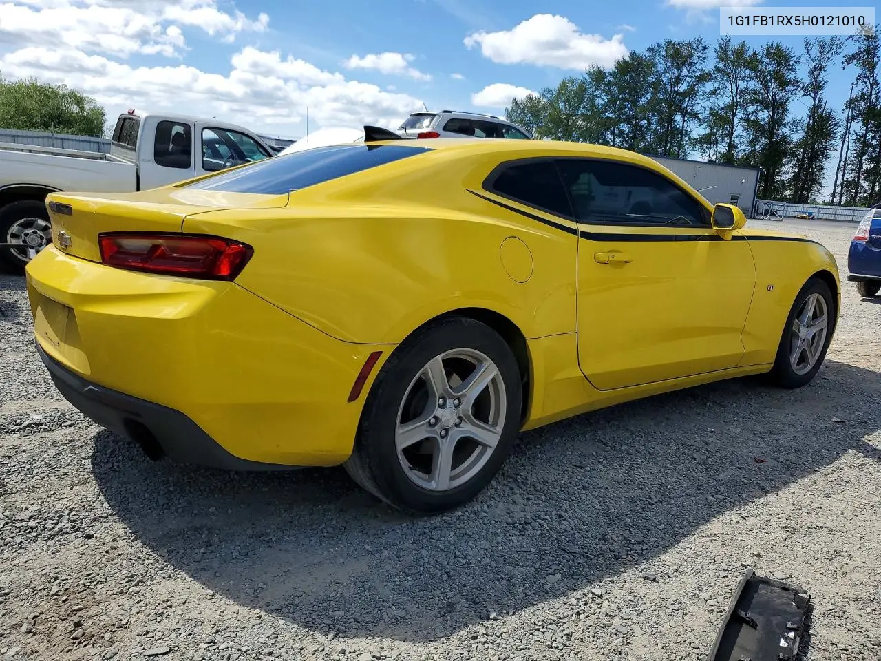 2017 Chevrolet Camaro Lt VIN: 1G1FB1RX5H0121010 Lot: 60316856