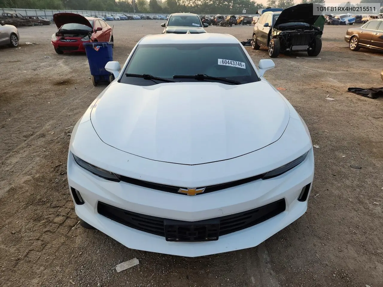 2017 Chevrolet Camaro Lt VIN: 1G1FB1RX4H0215511 Lot: 60443746