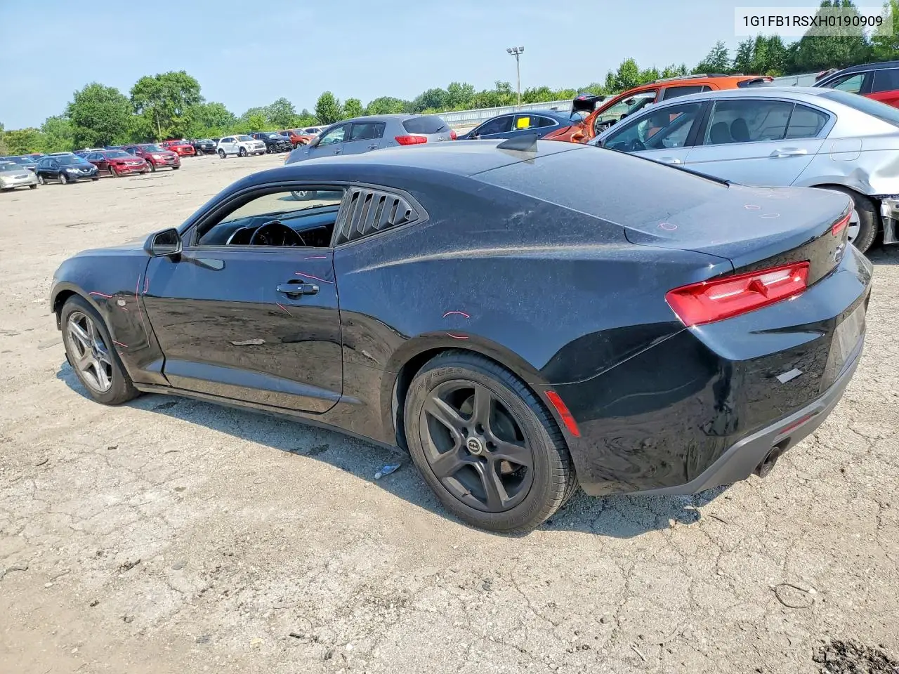 2017 Chevrolet Camaro Lt VIN: 1G1FB1RSXH0190909 Lot: 60504236