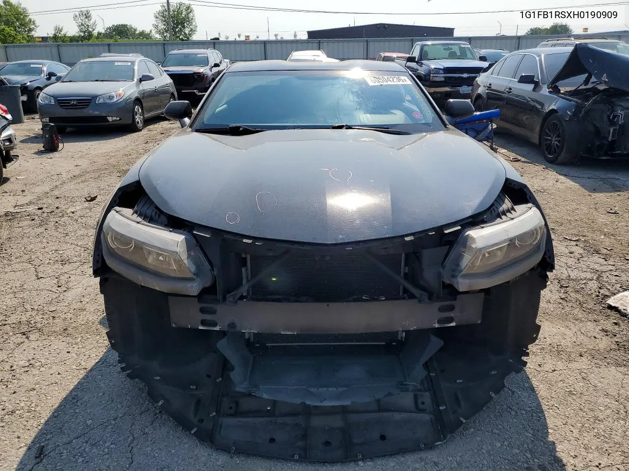2017 Chevrolet Camaro Lt VIN: 1G1FB1RSXH0190909 Lot: 60504236