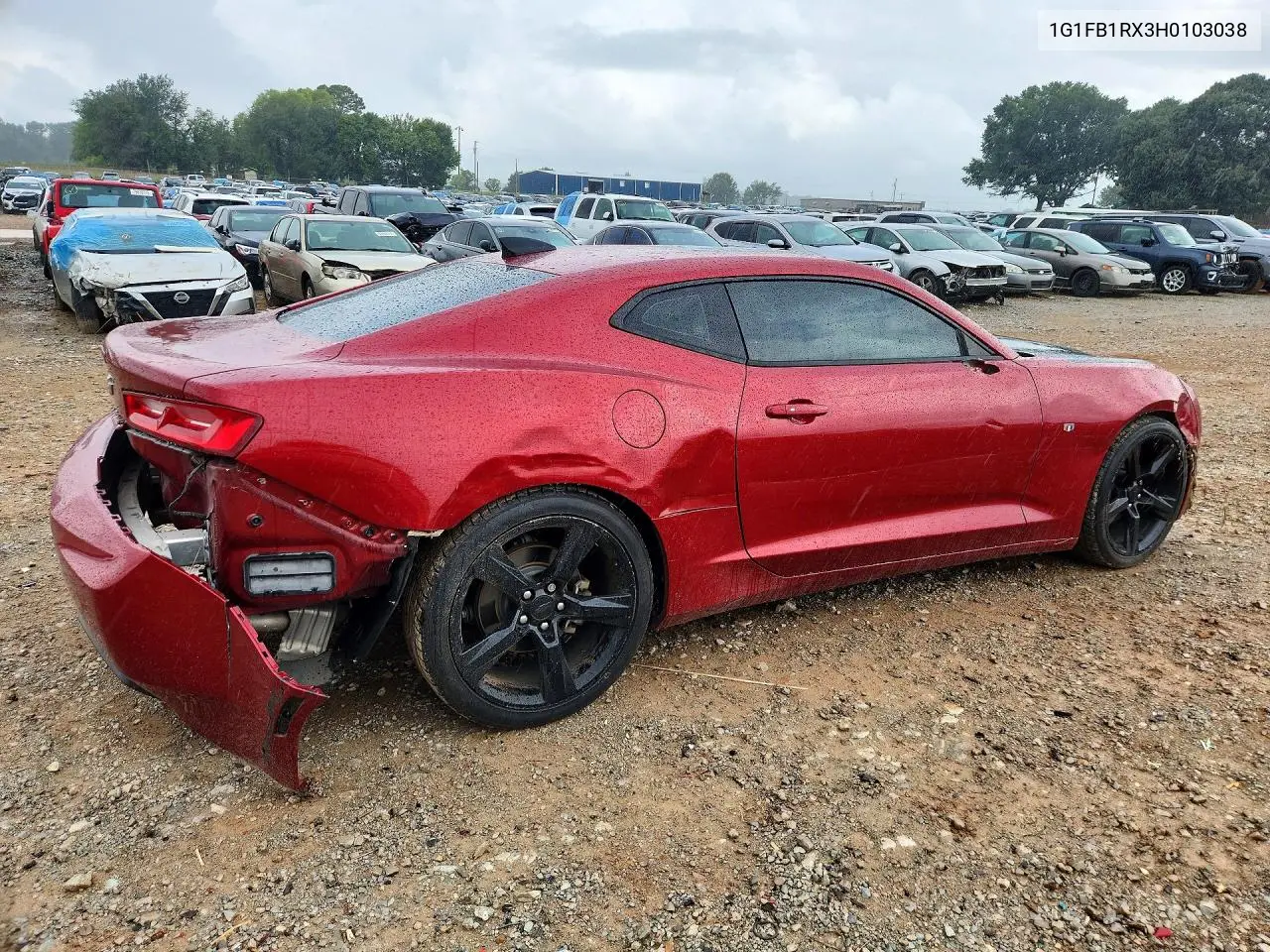 2017 Chevrolet Camaro Lt VIN: 1G1FB1RX3H0103038 Lot: 60837056