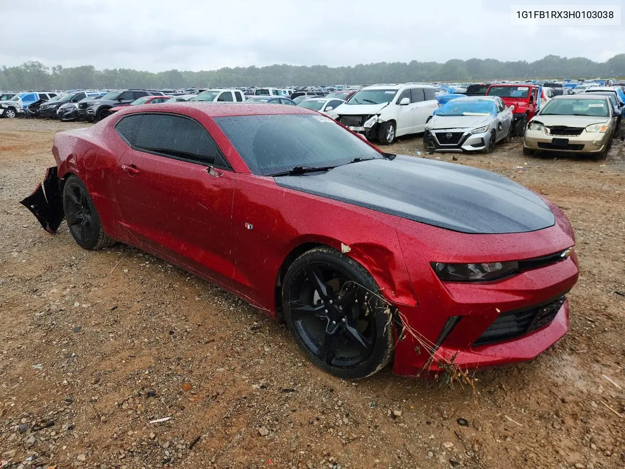 2017 Chevrolet Camaro Lt VIN: 1G1FB1RX3H0103038 Lot: 60837056